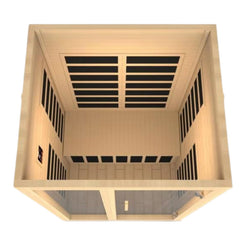 Golden Designs Dynamic Santiago 2-Person Low EMF FAR Infrared Sauna, a Saunas by Golden Designs (SCS) available at Dansons Medical