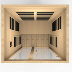 Golden Designs Dynamic Santiago 2-Person Low EMF FAR Infrared Sauna, a Saunas by Golden Designs (SCS) available at Dansons Medical