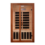 Golden Designs Dynamic Santiago Elite 2-Person Ultra Low EMF FAR Infrared Sauna, a Saunas by Golden Designs (SCS) available at Dansons Medical