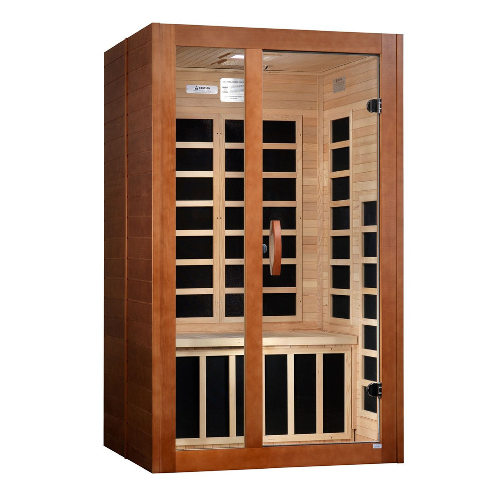 Golden Designs Dynamic Santiago Elite 2-Person Ultra Low EMF FAR Infrared Sauna, a Saunas by Golden Designs (SCS) available at Dansons Medical