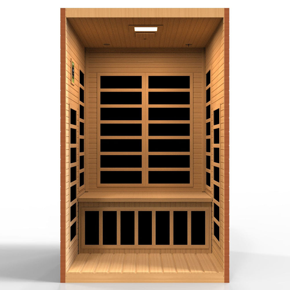 Golden Designs Dynamic Santiago Elite 2-Person Ultra Low EMF FAR Infrared Sauna, a Saunas by Golden Designs (SCS) available at Dansons Medical