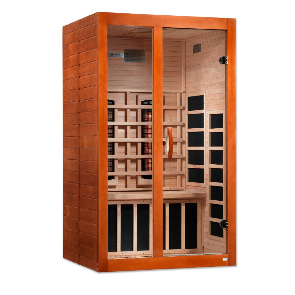 Golden Designs Dynamic Santiago 2-Person Full Spectrum Near Zero EMF FAR Infrared Sauna, a Saunas by Golden Designs (SCS) available at Dansons Medical