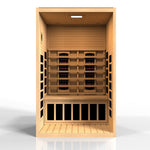 Golden Designs Dynamic Santiago 2-Person Full Spectrum Near Zero EMF FAR Infrared Sauna, a Saunas by Golden Designs (SCS) available at Dansons Medical