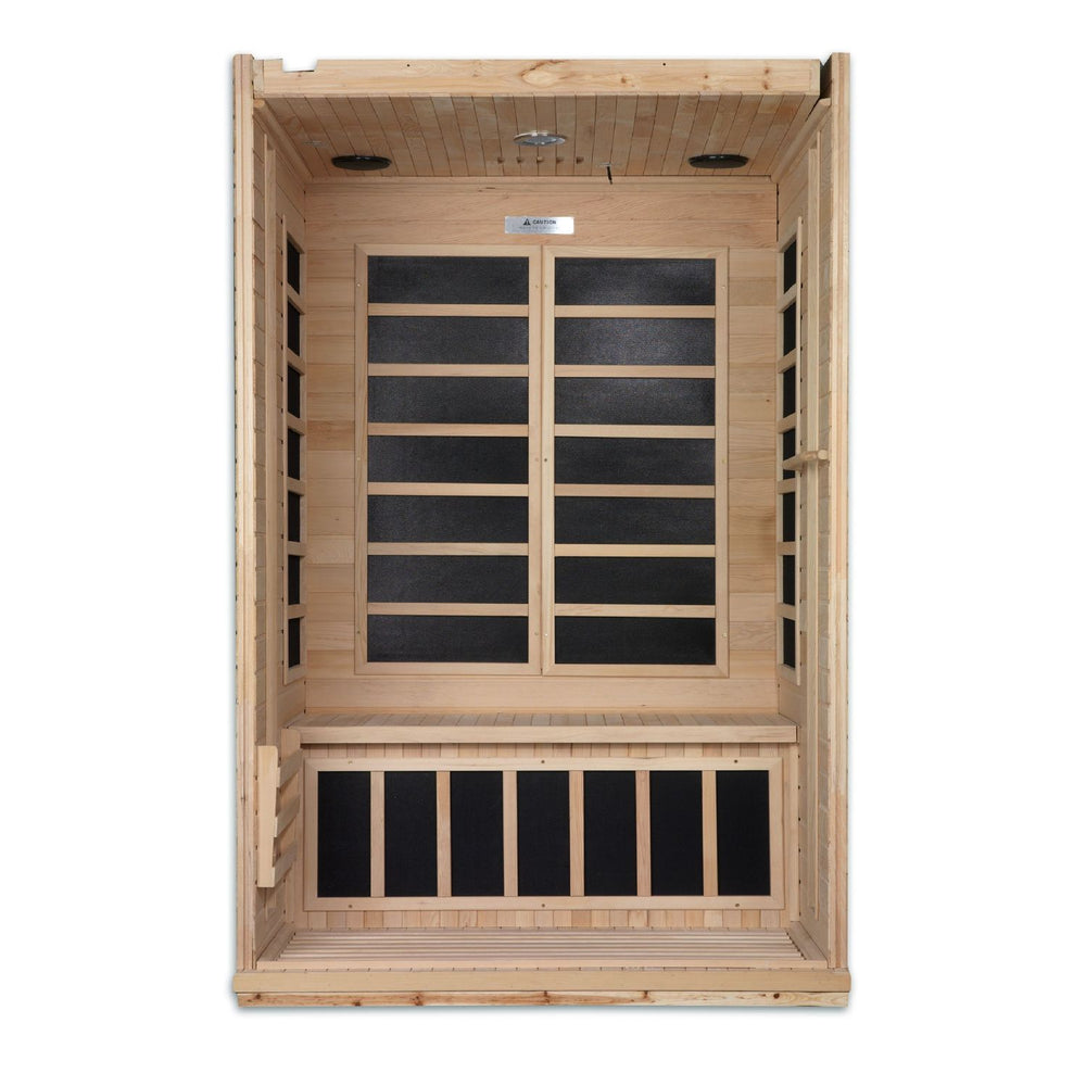 Golden Designs Dynamic Venice Elite 2-Person Ultra Low EMF FAR Infrared Sauna, a Saunas by Golden Designs (SCS) available at Dansons Medical