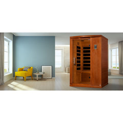 Golden Designs Dynamic Venice Limited Elite 2-Person Ultra Low EMF FAR Infrared Sauna, a Saunas by Golden Designs (SCS) available at Dansons Medical