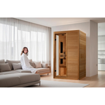 Golden Designs Dynamic Lucca Elite 2-Person Ultra Low EMF FAR Infrared Sauna, a Saunas by Golden Designs (SCS) available at Dansons Medical