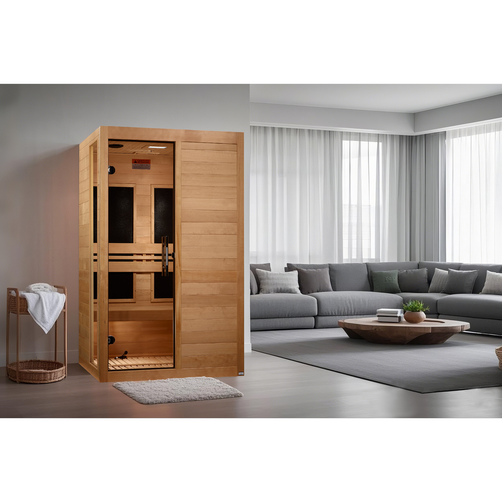 Golden Designs Dynamic Lucca 2-Person Low EMF FAR Infrared Sauna, a Saunas by Golden Designs (SCS) available at Dansons Medical