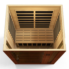 Golden Designs Dynamic Vittoria Elite 2-Person Ultra Low EMF FAR Infrared Sauna, a Saunas by Golden Designs (SCS) available at Dansons Medical