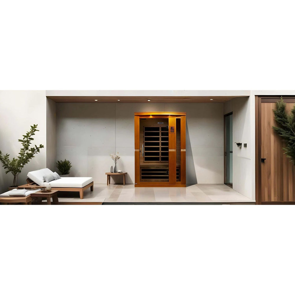 Golden Designs Dynamic Vittoria Elite 2-Person Ultra Low EMF FAR Infrared Sauna, a Saunas by Golden Designs (SCS) available at Dansons Medical