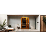 Golden Designs Dynamic Vittoria Elite 2-Person Ultra Low EMF FAR Infrared Sauna, a Saunas by Golden Designs (SCS) available at Dansons Medical