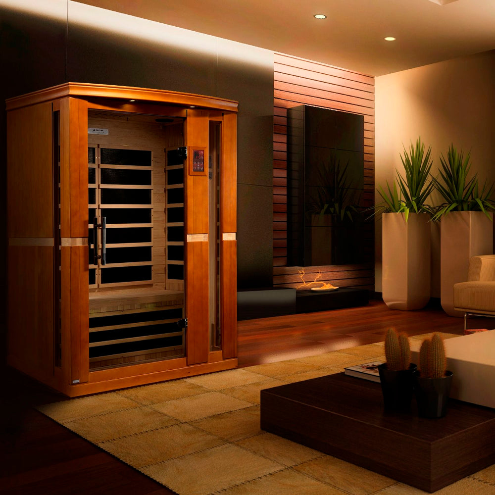 Golden Designs Dynamic Vittoria Elite 2-Person Ultra Low EMF FAR Infrared Sauna, a Saunas by Golden Designs (SCS) available at Dansons Medical