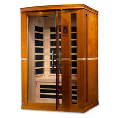 Golden Designs Dynamic Vittoria Elite 2-Person Ultra Low EMF FAR Infrared Sauna, a Saunas by Golden Designs (SCS) available at Dansons Medical