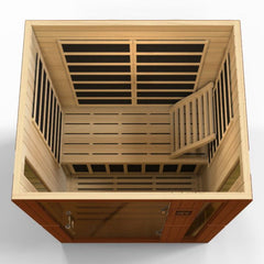 Golden Designs Dynamic Vittoria Elite 2-Person Ultra Low EMF FAR Infrared Sauna, a Saunas by Golden Designs (SCS) available at Dansons Medical