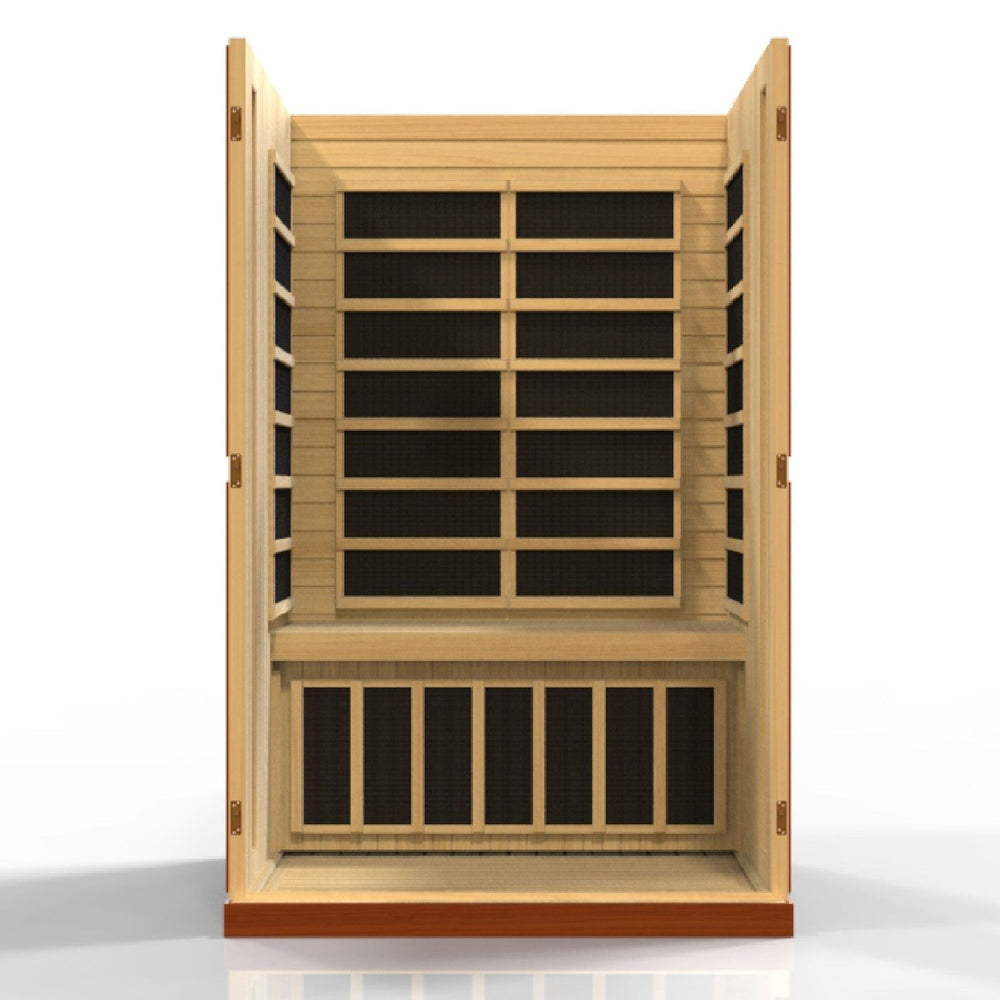 Golden Designs Dynamic Vittoria 2-Person Low EMF FAR Infrared Sauna, a Saunas by Golden Designs (SCS) available at Dansons Medical