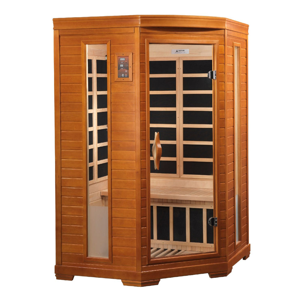 Golden Designs Dynamic Heming 2-Person Low EMF FAR Infrared Sauna, a Saunas by Golden Designs (SCS) available at Dansons Medical
