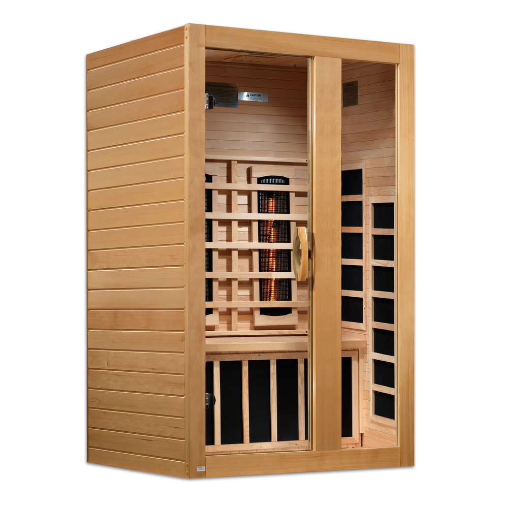 Golden Designs Dynamic Serena 2-Person Full Spectrum Near Zero EMF FAR Infrared Sauna, a Saunas by Golden Designs (SCS) available at Dansons Medical
