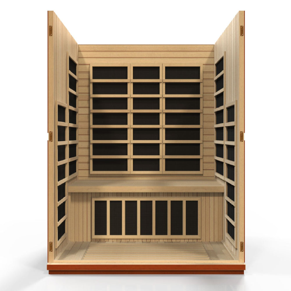 Golden Designs Dynamic Bellagio 3-Person Low EMF FAR Infrared Sauna, a Saunas by Golden Designs (SCS) available at Dansons Medical