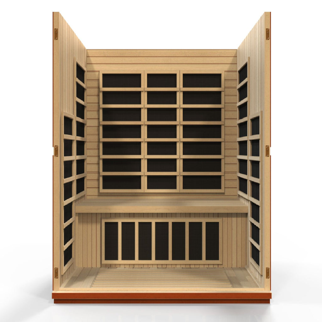 Golden Designs Dynamic Bellagio 3-Person Low EMF FAR Infrared Sauna, a Saunas by Golden Designs (SCS) available at Dansons Medical