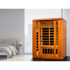 Golden Designs Dynamic Bellagio 3-Person Low EMF FAR Infrared Sauna, a Saunas by Golden Designs (SCS) available at Dansons Medical
