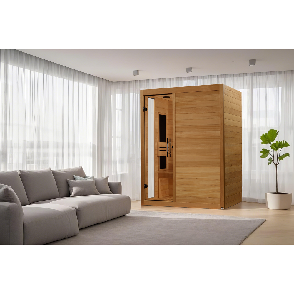 Golden Designs Dynamic Toscana Elite 3-Person Ultra Low EMF FAR Infrared Sauna, a Saunas by Golden Designs (SCS) available at Dansons Medical