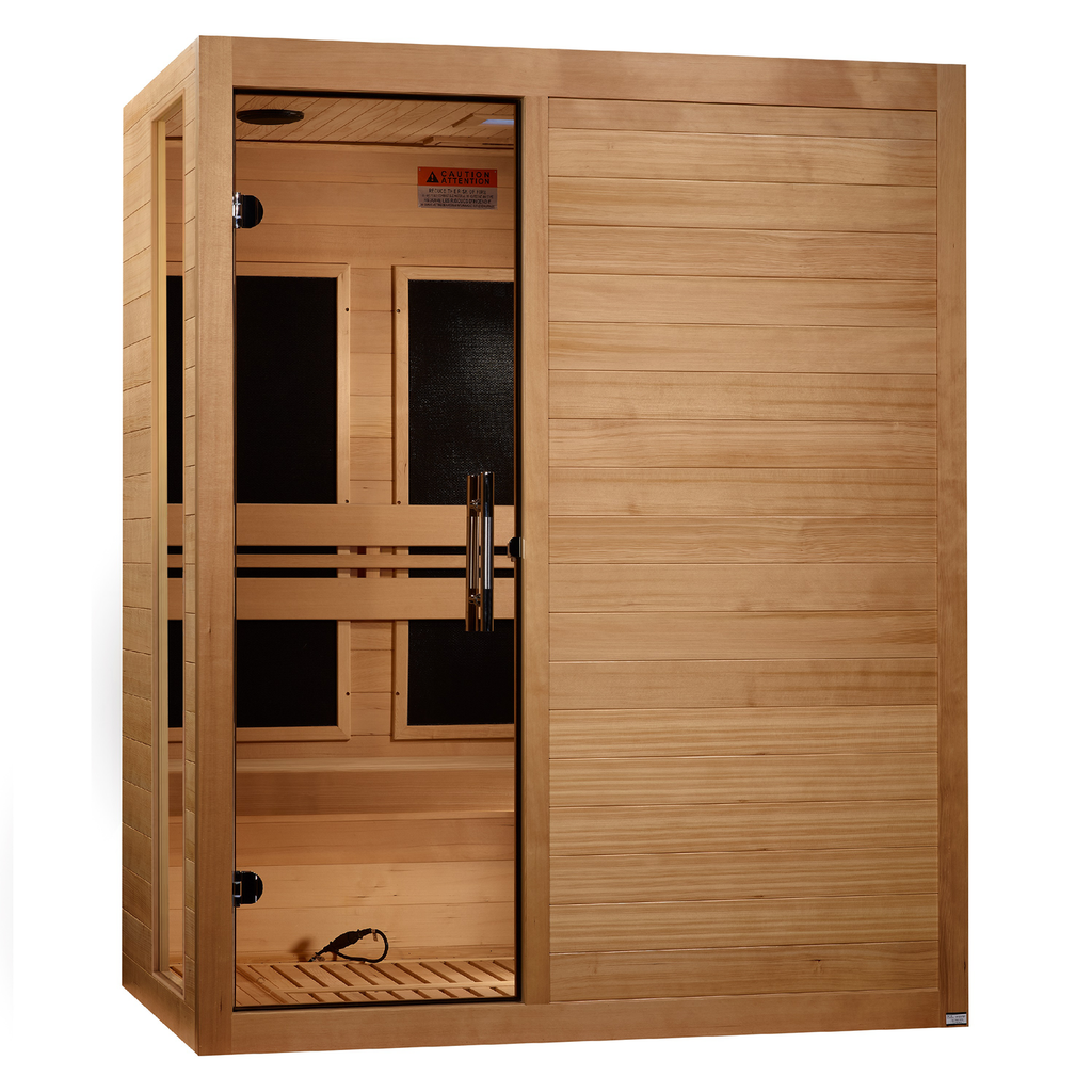 Golden Designs Dynamic Toscana Elite 3-Person Ultra Low EMF FAR Infrared Sauna, a Saunas by Golden Designs (SCS) available at Dansons Medical
