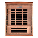 Golden Designs Dynamic Lugano Elite 3-Person Ultra Low EMF FAR Infrared Sauna, a Saunas by Golden Designs (SCS) available at Dansons Medical