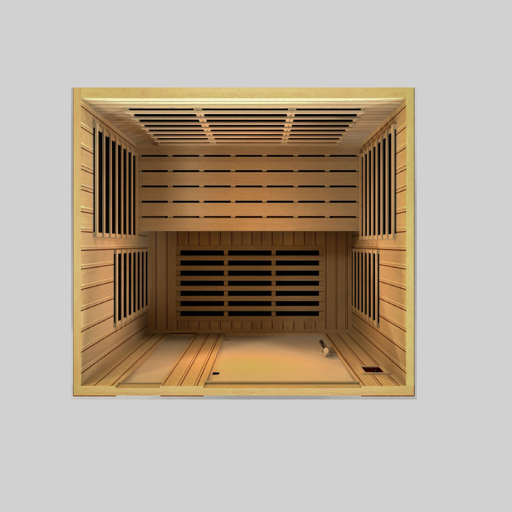 Golden Designs Dynamic Lugano Elite 3-Person Ultra Low EMF FAR Infrared Sauna, a Saunas by Golden Designs (SCS) available at Dansons Medical