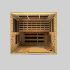 Golden Designs Dynamic Lugano Elite 3-Person Ultra Low EMF FAR Infrared Sauna, a Saunas by Golden Designs (SCS) available at Dansons Medical
