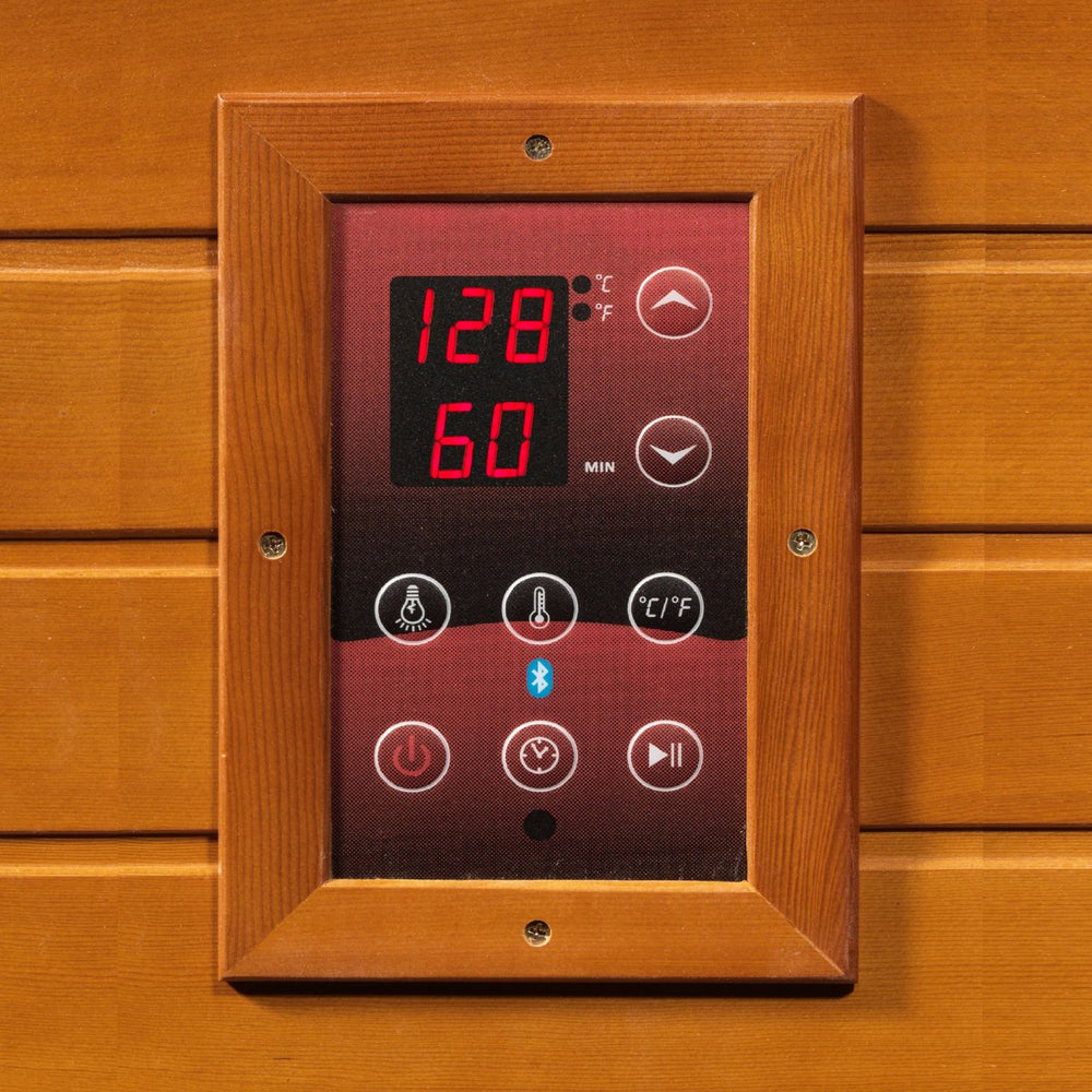 Golden Designs Dynamic Lugano 3-Person Low EMF FAR Infrared Sauna, a Saunas by Golden Designs (SCS) available at Dansons Medical