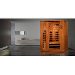 Golden Designs Dynamic Lugano 3-Person Full Spectrum Near Zero EMF FAR Infrared Sauna, a Saunas by Golden Designs (SCS) available at Dansons Medical