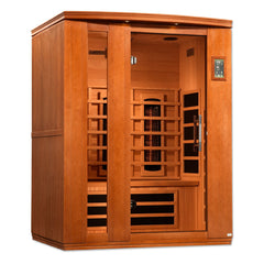 Golden Designs Dynamic Lugano 3-Person Full Spectrum Near Zero EMF FAR Infrared Sauna, a Saunas by Golden Designs (SCS) available at Dansons Medical