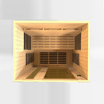 Golden Designs Dynamic Lugano 3-Person Full Spectrum Near Zero EMF FAR Infrared Sauna, a Saunas by Golden Designs (SCS) available at Dansons Medical