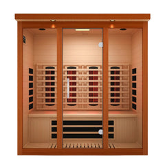 Golden Designs Dynamic Vila Grande 4-Person Full Spectrum Near Zero EMF FAR Infrared Sauna, a Saunas by Golden Designs (SCS) available at Dansons Medical