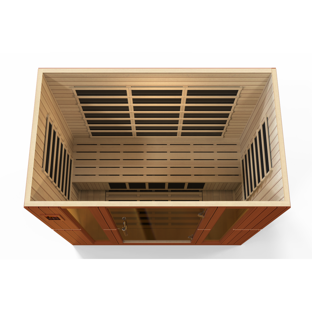 Golden Designs Dynamic Bergamo Elite 4-Person Ultra Low EMF FAR Infrared Sauna, a Saunas by Golden Designs (SCS) available at Dansons Medical