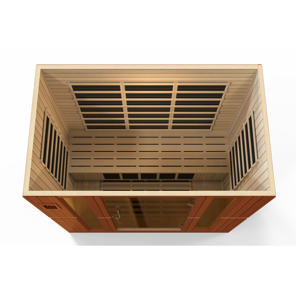 Golden Designs Dynamic Bergamo Elite 4-Person Ultra Low EMF FAR Infrared Sauna, a Saunas by Golden Designs (SCS) available at Dansons Medical