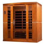 Golden Designs Dynamic Bergamo 4-Person Low EMF FAR Infrared Sauna, a Saunas by Golden Designs (SCS) available at Dansons Medical