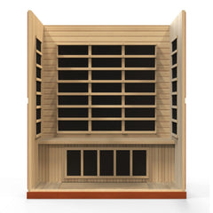 Golden Designs Dynamic Bergamo 4-Person Low EMF FAR Infrared Sauna, a Saunas by Golden Designs (SCS) available at Dansons Medical