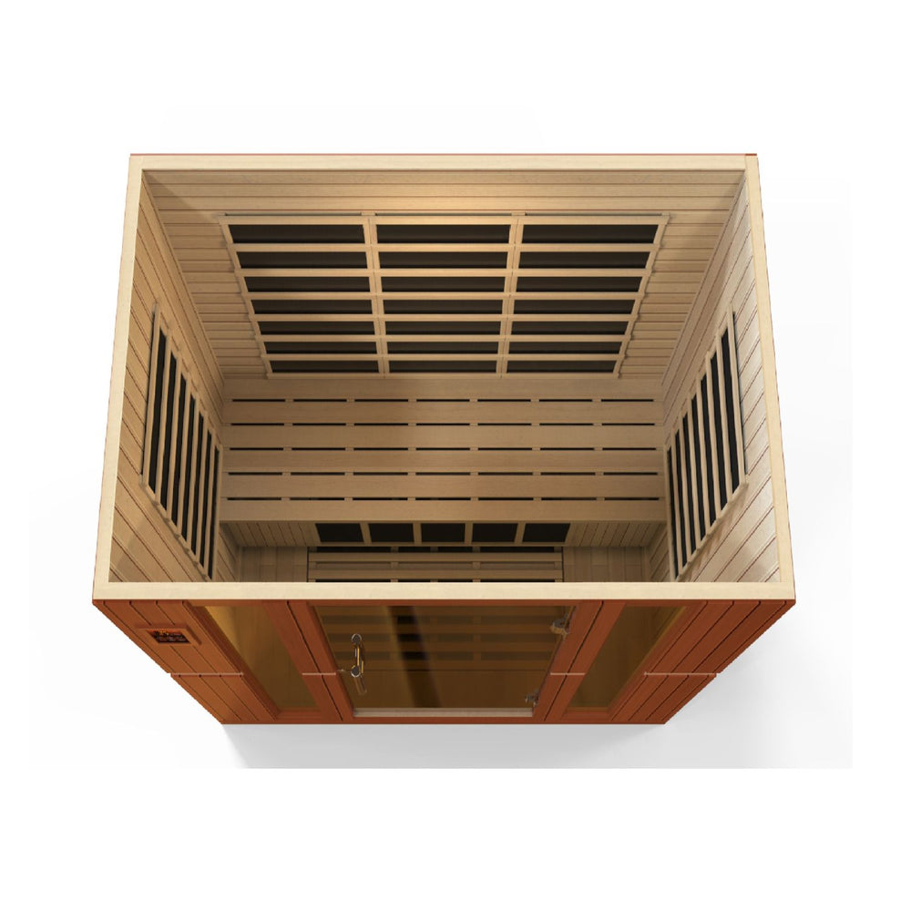 Golden Designs Dynamic Bergamo 4-Person Low EMF FAR Infrared Sauna, a Saunas by Golden Designs (SCS) available at Dansons Medical