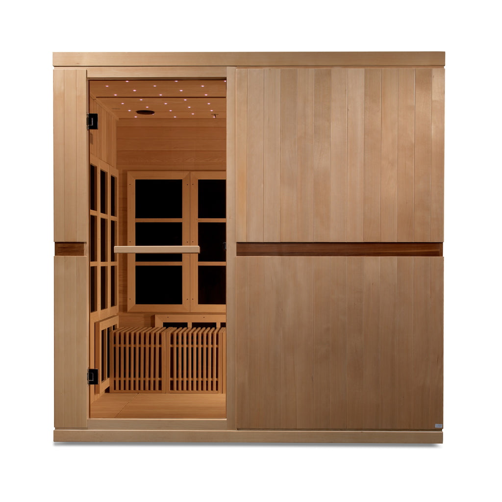 Golden Designs Catalonia 8-Person PureTech Near Zero EMF FAR Infrared Sauna, a Saunas by Golden Designs (SCS) available at Dansons Medical