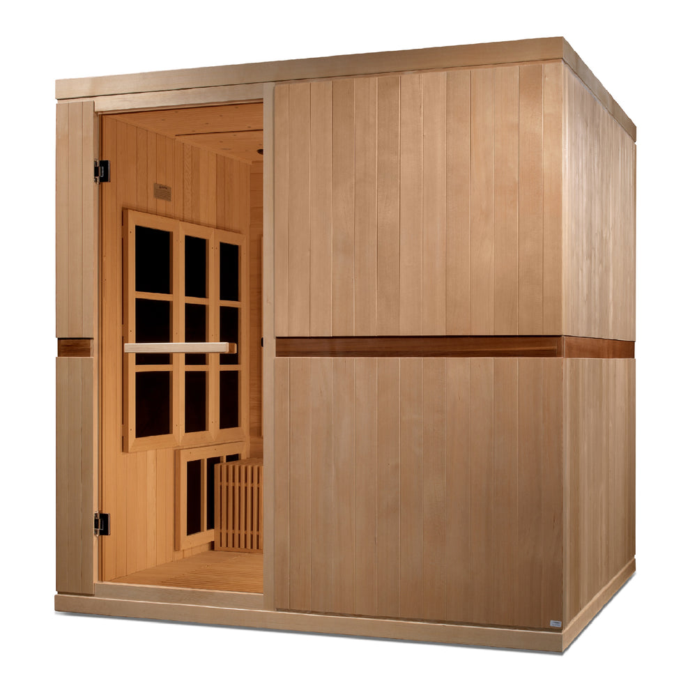 Golden Designs Catalonia 8-Person PureTech Near Zero EMF FAR Infrared Sauna, a Saunas by Golden Designs (SCS) available at Dansons Medical