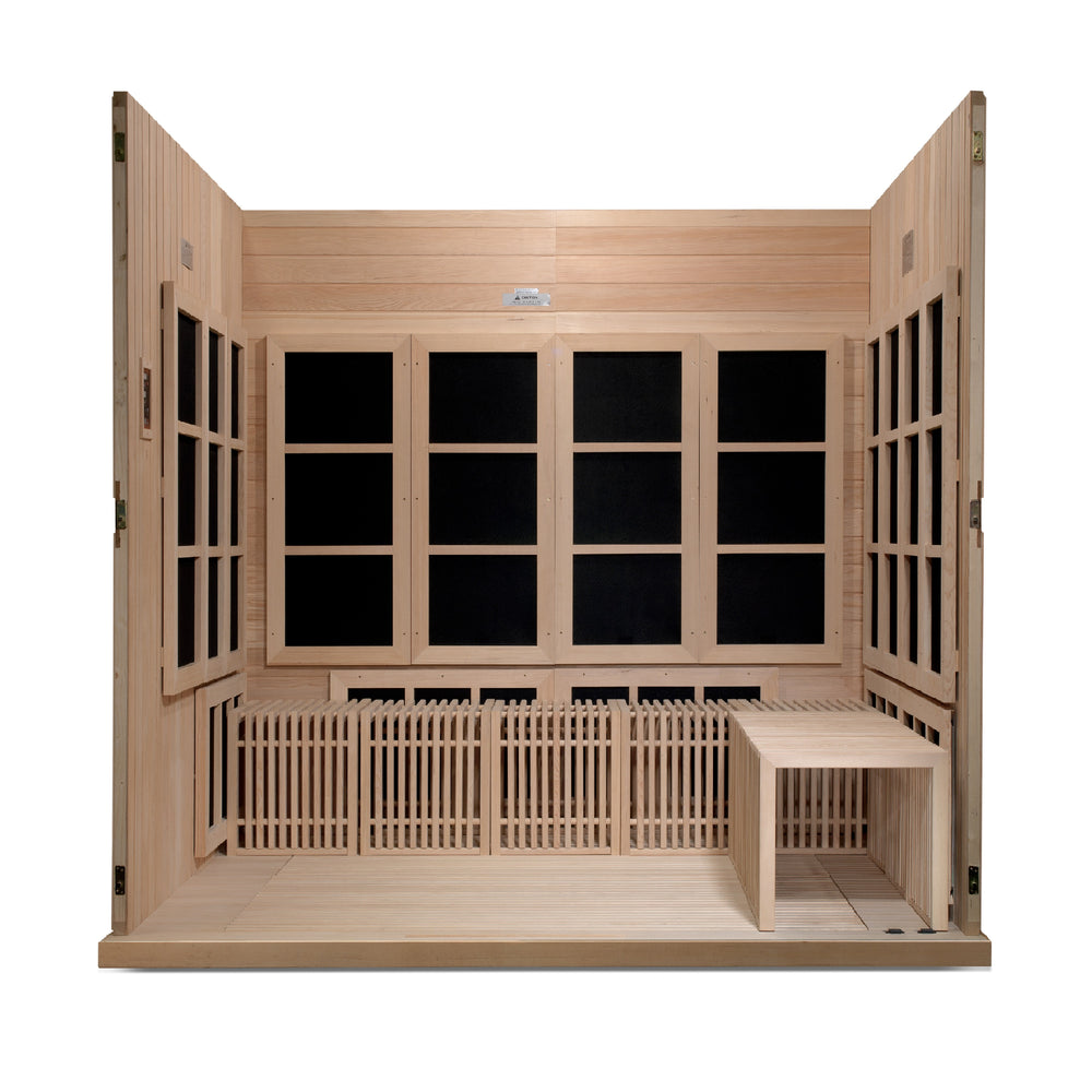 Golden Designs Catalonia 8-Person PureTech Near Zero EMF FAR Infrared Sauna, a Saunas by Golden Designs (SCS) available at Dansons Medical