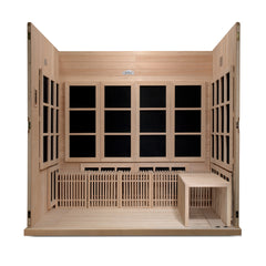 Golden Designs Catalonia 8-Person PureTech Near Zero EMF FAR Infrared Sauna, a Saunas by Golden Designs (SCS) available at Dansons Medical