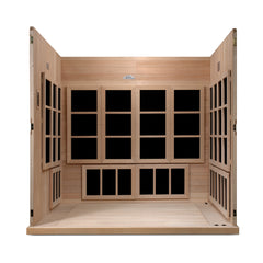 Golden Designs Catalonia 8-Person PureTech Near Zero EMF FAR Infrared Sauna, a Saunas by Golden Designs (SCS) available at Dansons Medical