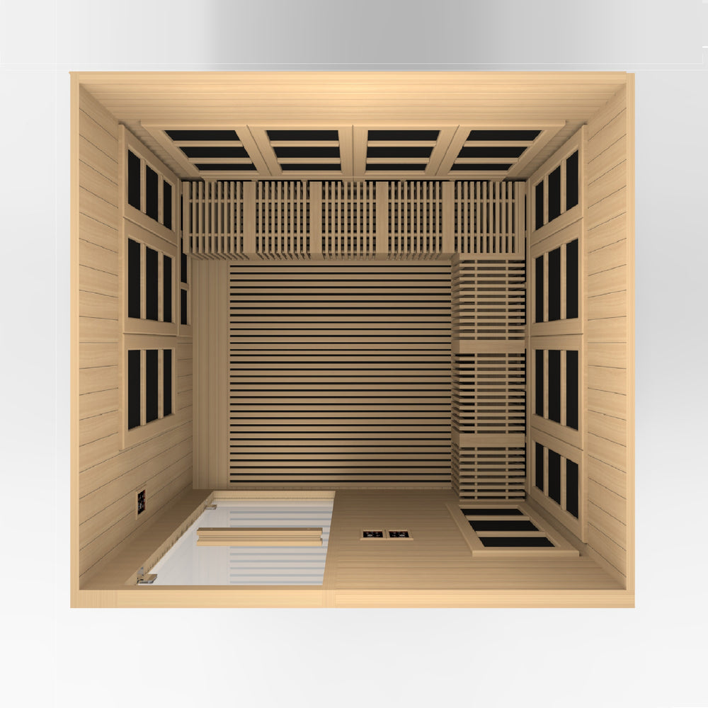 Golden Designs Catalonia 8-Person PureTech Near Zero EMF FAR Infrared Sauna, a Saunas by Golden Designs (SCS) available at Dansons Medical