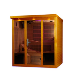 Golden Designs Dynamic Monaco Elite 6-Person Ultra Low EMF FAR Infrared Sauna, a Saunas by Golden Designs (SCS) available at Dansons Medical