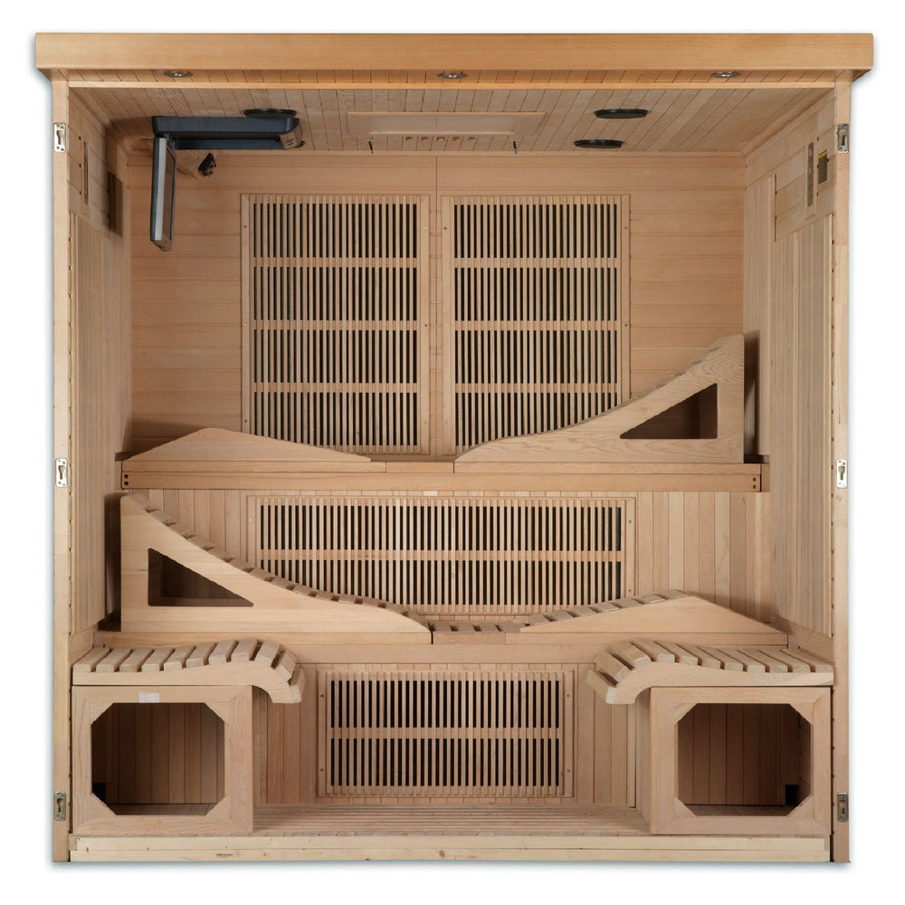 Golden Designs Dynamic Monaco Elite 6-Person Ultra Low EMF FAR Infrared Sauna, a Saunas by Golden Designs (SCS) available at Dansons Medical