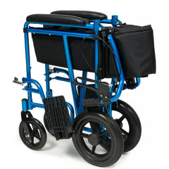 Graham Field Deluxe Aluminum 12" Rear Wheel Transport Wheelchair by Everest & Jennings - sold by Dansons Medical - Portable Wheelchairs manufactured by Graham Field