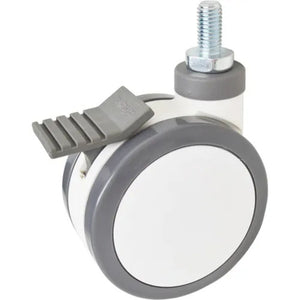 Direct Supply 4" Rear Dual-Wheel Total Lock Caster (43Y88), a Lift Casters by Direct Supply available at Dansons Medical
