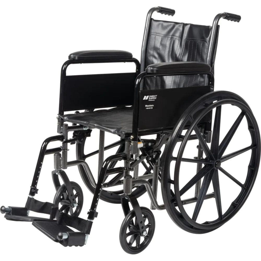 Panacea Standard Vinyl Wheelchair - sold by Dansons Medical - Ergonomic Wheelchairs manufactured by Direct Supply