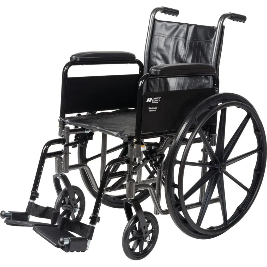 Panacea Standard Vinyl Wheelchair - sold by Dansons Medical - Ergonomic Wheelchairs manufactured by Direct Supply